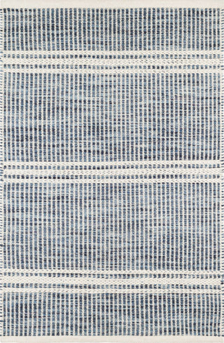 Dash & Albert Malta Blue Handwoven Wool Rug, Blue, 3' x 5'