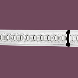 Ornate Cornice Withe Urethane 3 1/2" H Slyvan |