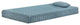 Twin Size Mattress with Hyperstretch Knit Cover and Pillow, Blue