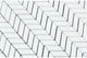 Thassos White Marble Honed Mini Chevron Mosaic Tile