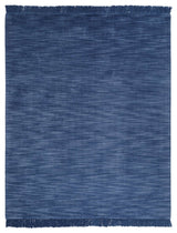 Eva Solid Area Rug, Blue, 5'x8'