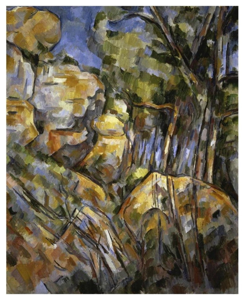 "Le Paysage des Dernieres Annes" Digital Paper Print by Paul Cezanne, 26"x32"