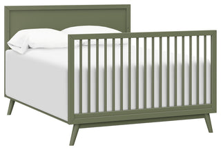 Palma 4-in-1 Convertible Crib With Toddler Bed Conversion Kit, Olive