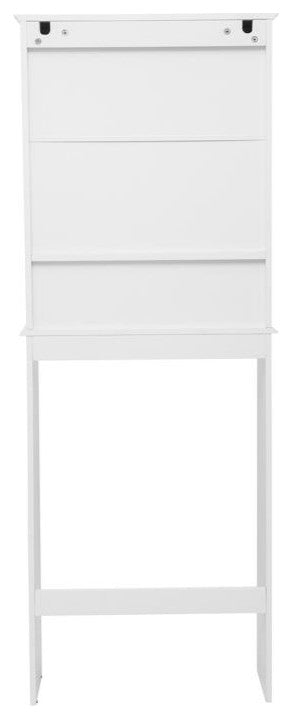 Dune Farmhouse Over the Toilet Bathroom Storage Cabinet, White