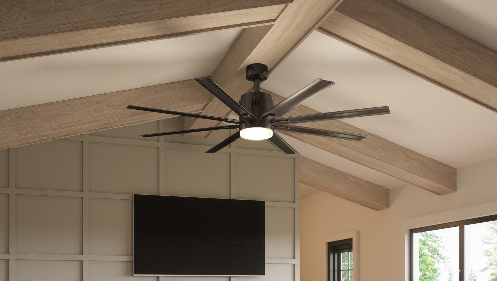 Luxury Urban Loft Ceiling Fan, Olde Bronze, UHP9053, Chatham Collection