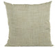 Flax Wall Textured Solid, With Open Weave. Luxury Throw Pillow, 16"x16"