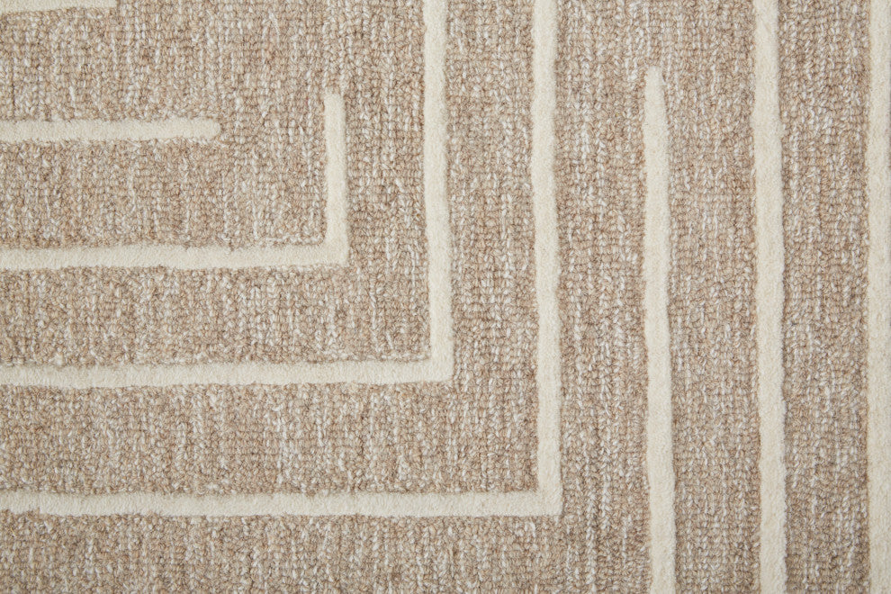Fenner T8003 Transitional/Farmhouse/Casual Area Rug, 5'x8'