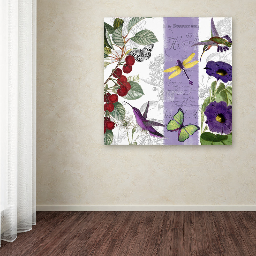 Color Bakery 'Cherry Picked I' Canvas Art, 35"x35"