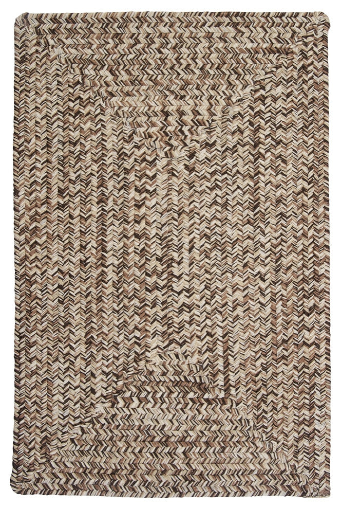 Corsica CC99 Weathered Brown Indoor/Outdoor Area Rug, Rectangular 8'x11'