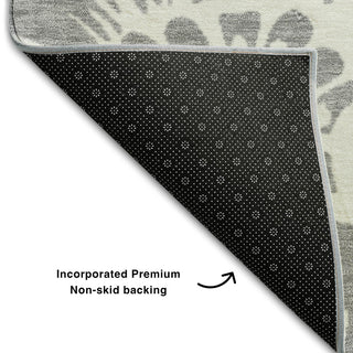 Premium Machine Washable Mayfield AMF551 Gray 3' x 5' Rug