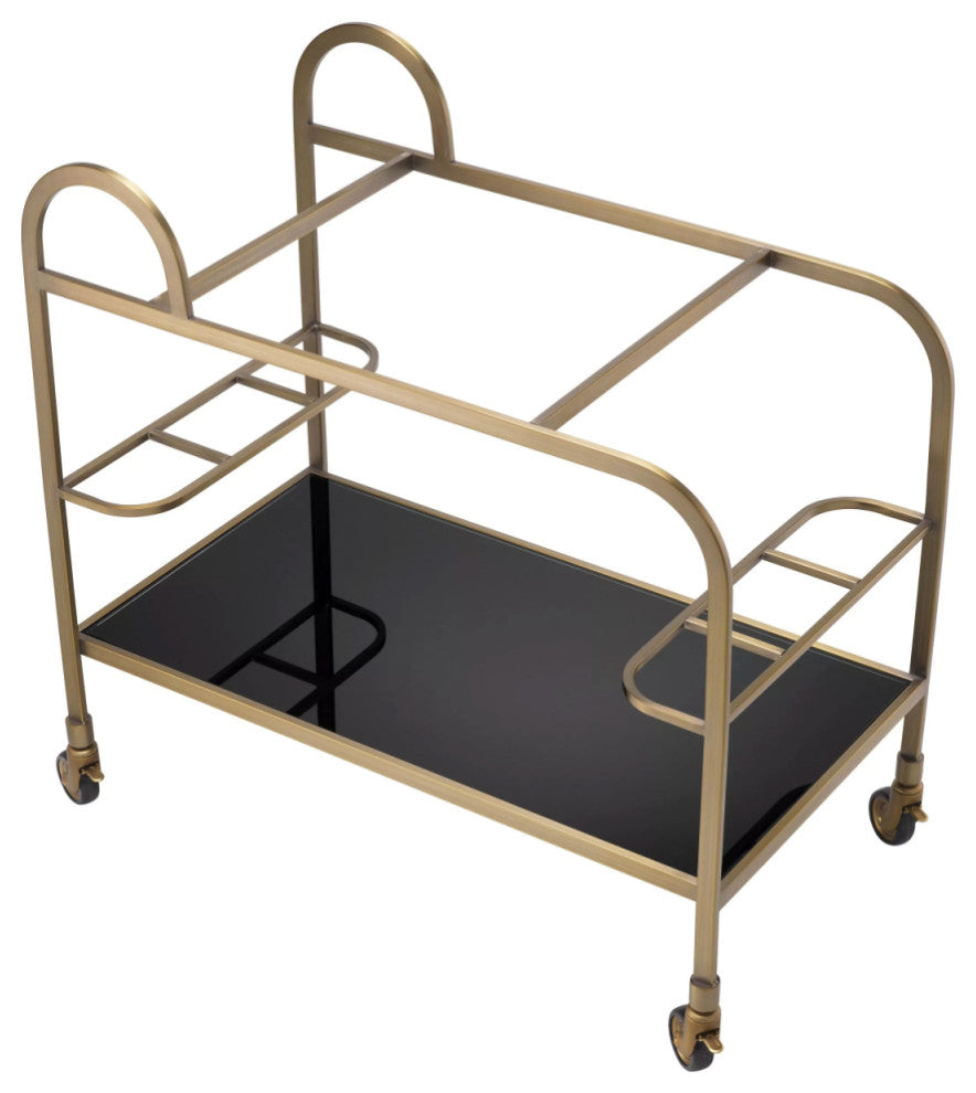 Modern Brushed Brass Trolley | Eichholtz Montreuil