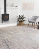 Lucia Rug, Gray/Sunset, 4'x5'7"