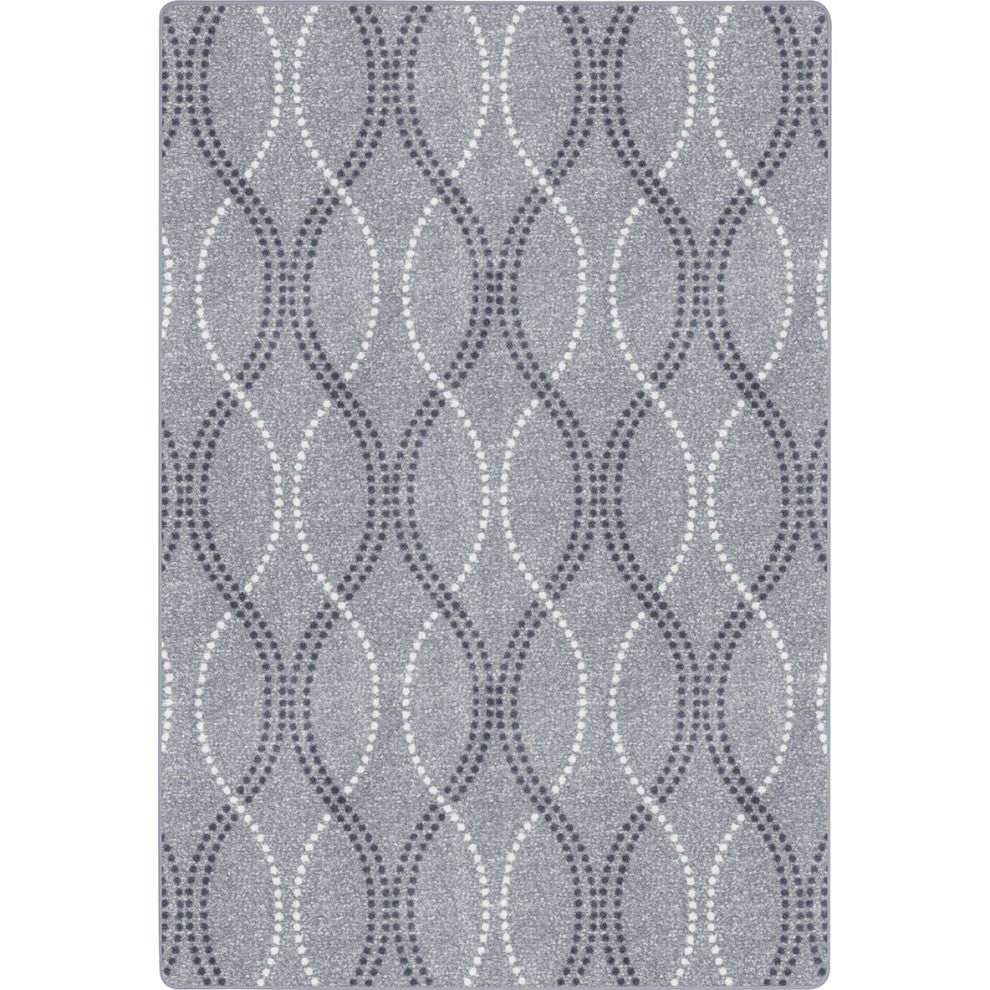 Seventh Heaven 5'4" X 7'8" Area Rug, Color Smoke