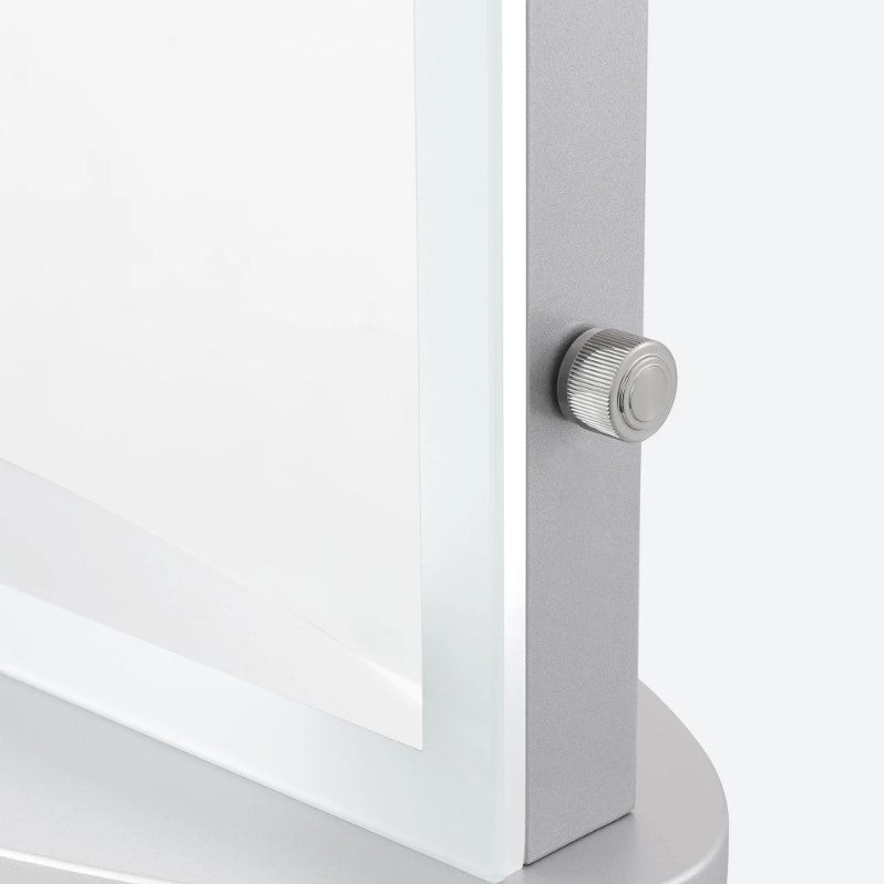 Duchess Plus Vanity Mirror With LED Strip Light, Silver
