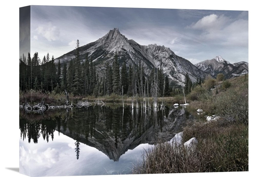 "Mount Lorette, Alberta, Canada" Canvas Giclee by Tim Fitzharris, 16"x12"