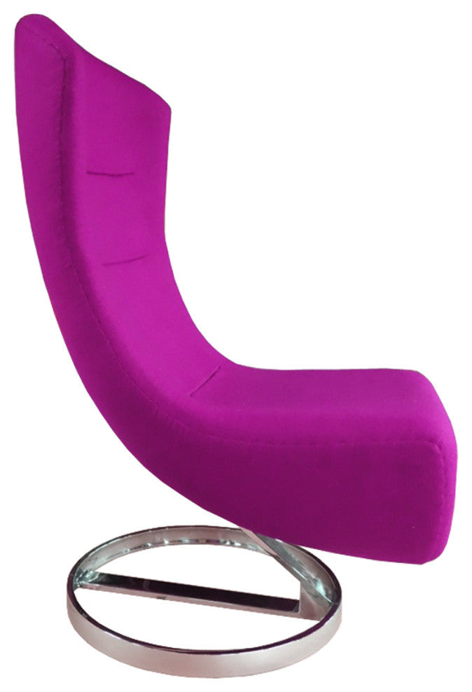 Modern Classics Lay Lounge Chair, Purple