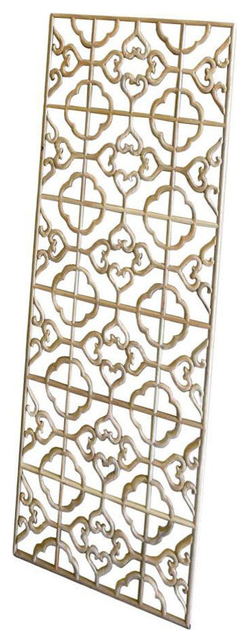 Rectangular Plain Wood Geometric Pattern Wall Panel