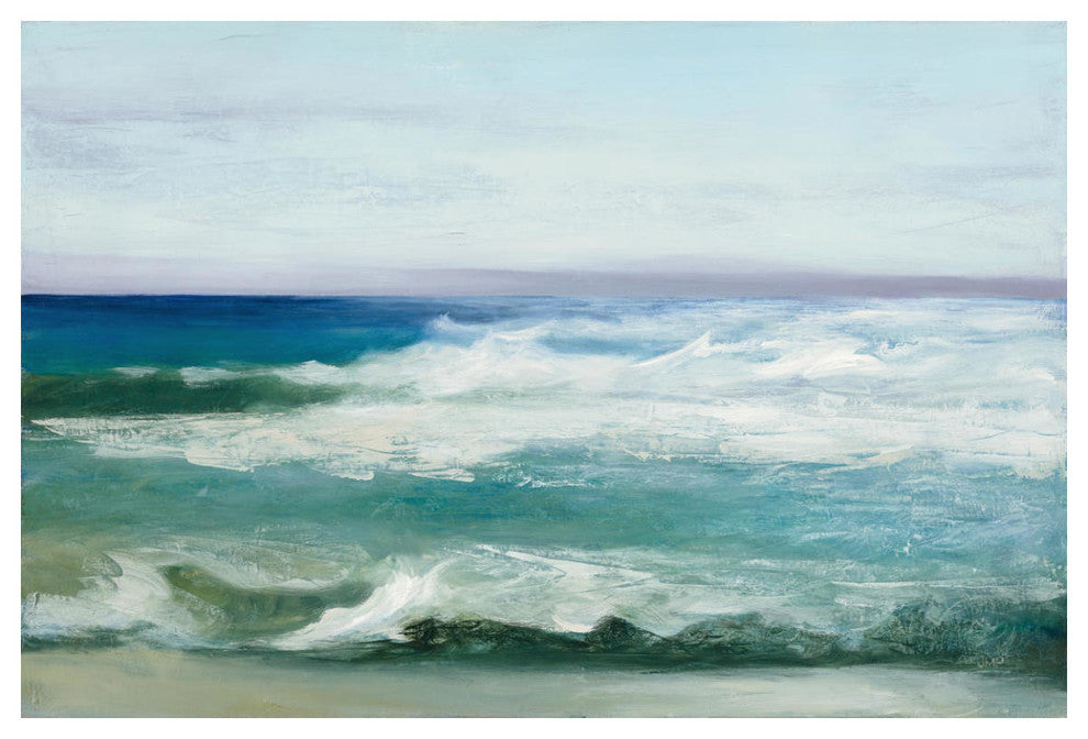"Azure Ocean" Digital Paper Print by Julia Purinton, 50"x34"