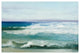 "Azure Ocean" Digital Paper Print by Julia Purinton, 50"x34"