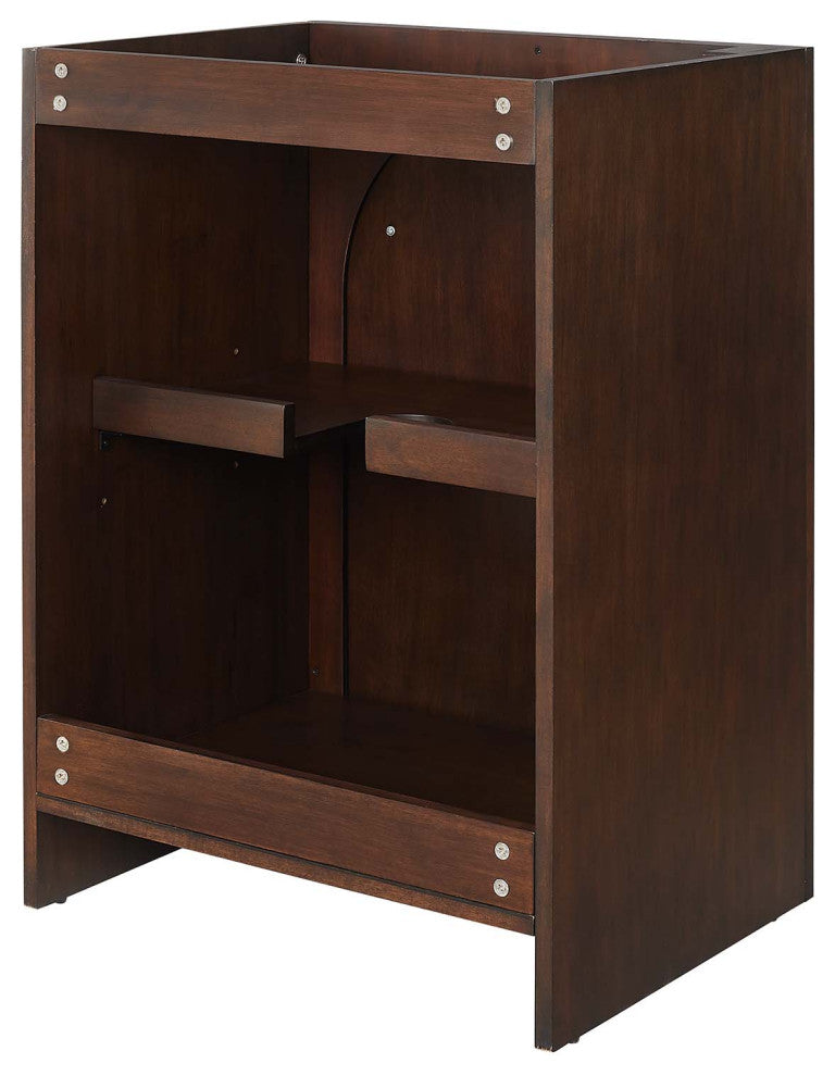 Appia 24" Bathroom Vanity Cabinet (Sink Basin Not Included) - Walnut