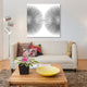 "Silver Sunburst II" by Abby Young, Canvas Print, 26"x26"