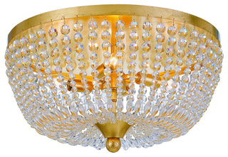 Rylee 4-Light Ceiling Mount, Antique Gold