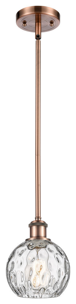 Innovations 516-1S-AC-G1215-6-LED 1-Light Mini Pendant, Antique Copper