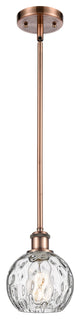 Innovations 516-1S-AC-G1215-6-LED 1-Light Mini Pendant, Antique Copper