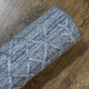 HAND WOVEN FLAT WEAVE KILIM POLYESTER AREA RUGS -Rectangle,Silver,Geometric, [Rectangle] 3'x5'