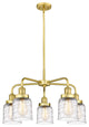 Innovations Cone 5 23" Chandelier Satin Gold