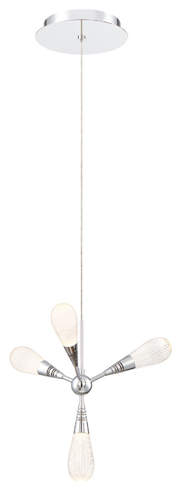 Eurofase 35731-016 LED Pendant, Manning Collection, Chrome Finish