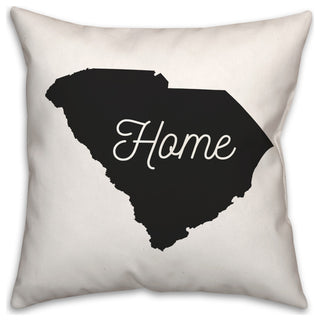 South Carolina Home 18x18 Spun Poly Pillow