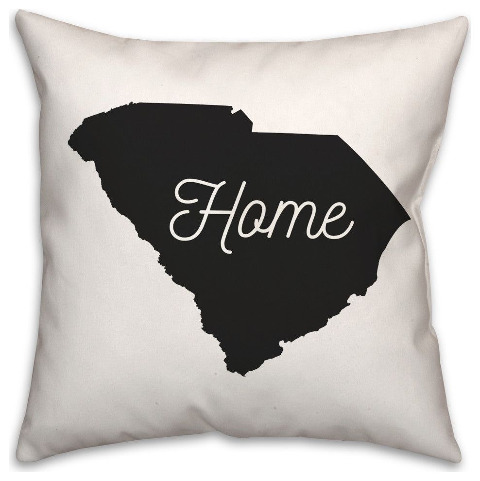 South Carolina Home 18x18 Spun Poly Pillow