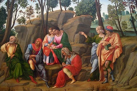 The Preaching of Saint John the Baptist, Ca. 1510 - Gallery Wrapped Canvas Art