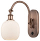 Innovations 518-1W-AC-G101-LED 1-Light Sconce, Antique Copper