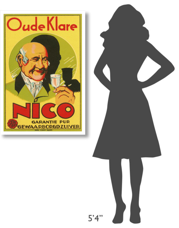 "Oude Klare Nico" Digital Paper Print by Retrolabel, 26"x38"