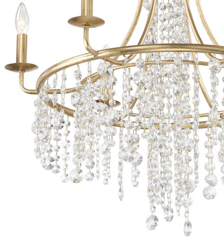 Gabrielle 6-Light Antique Gold Chandelier