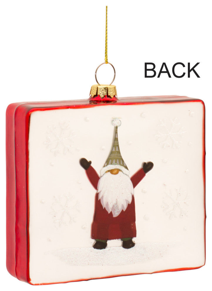 Glass Gnome Ornament, 12-Piece Set
