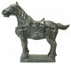 Chinese Green Stone Fengshui Fortune Horse Display Figure Hws1764