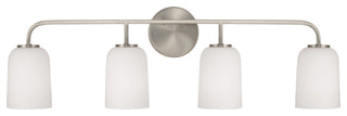 Capital Lighting 148841-542 Lawson 4 Light 33"W Vanity Light - Brushed Nickel