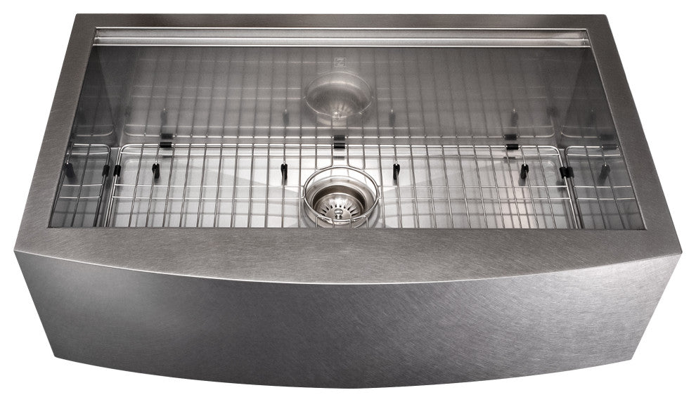 33" Moritz Apron Mount Kitchen Sink in Fingerprint Resistant Stainless Steel