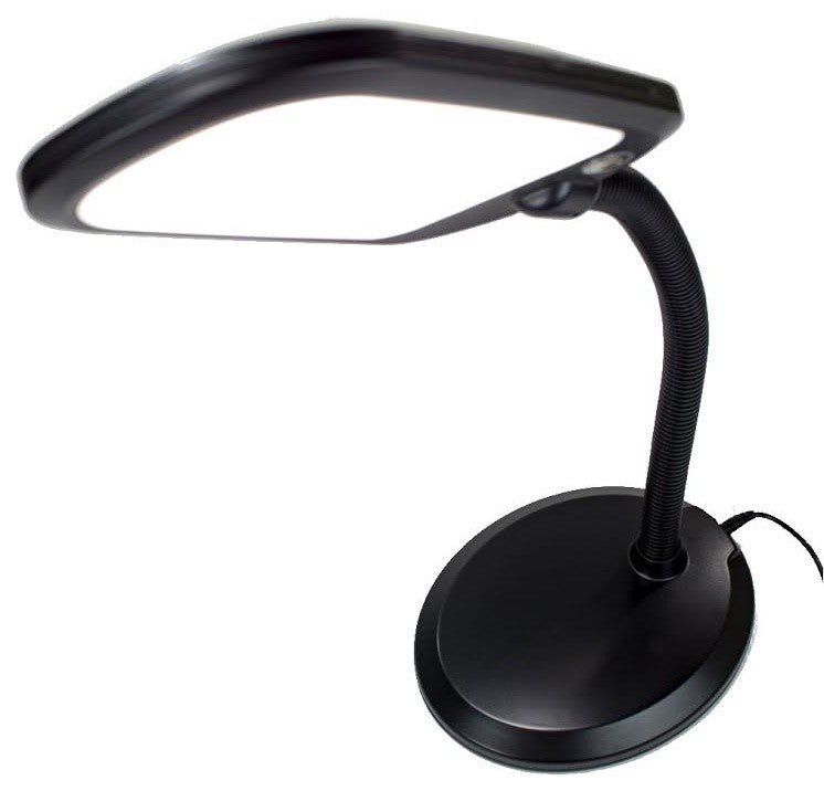 Slim Design LED Bright Reader Natural Daylight Full Spectrum Desk Lamp Black