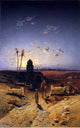 Hermann Solomon Corrodi Twilight in the Desert Wall Decal
