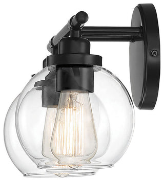 Carson Matte Black, 2-Light Bath