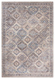 Nicole Curtis Nc Series 1 4' x 6' Ivory/Latte Machine Washable Area Rugs
