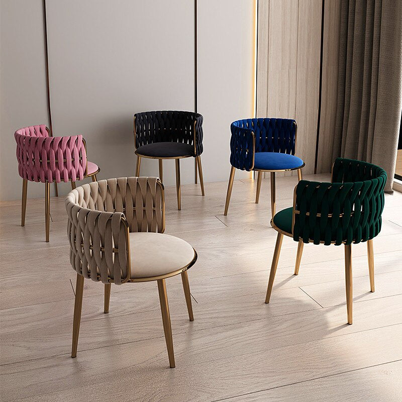 Light Luxury Nordic Single Sofa Chair, Green