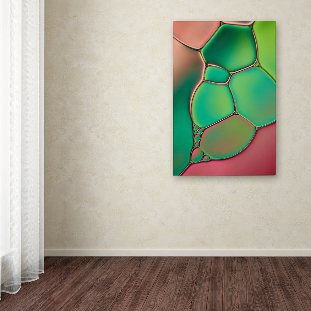 Cora Niele ''Stained Glass V'' Canvas Art