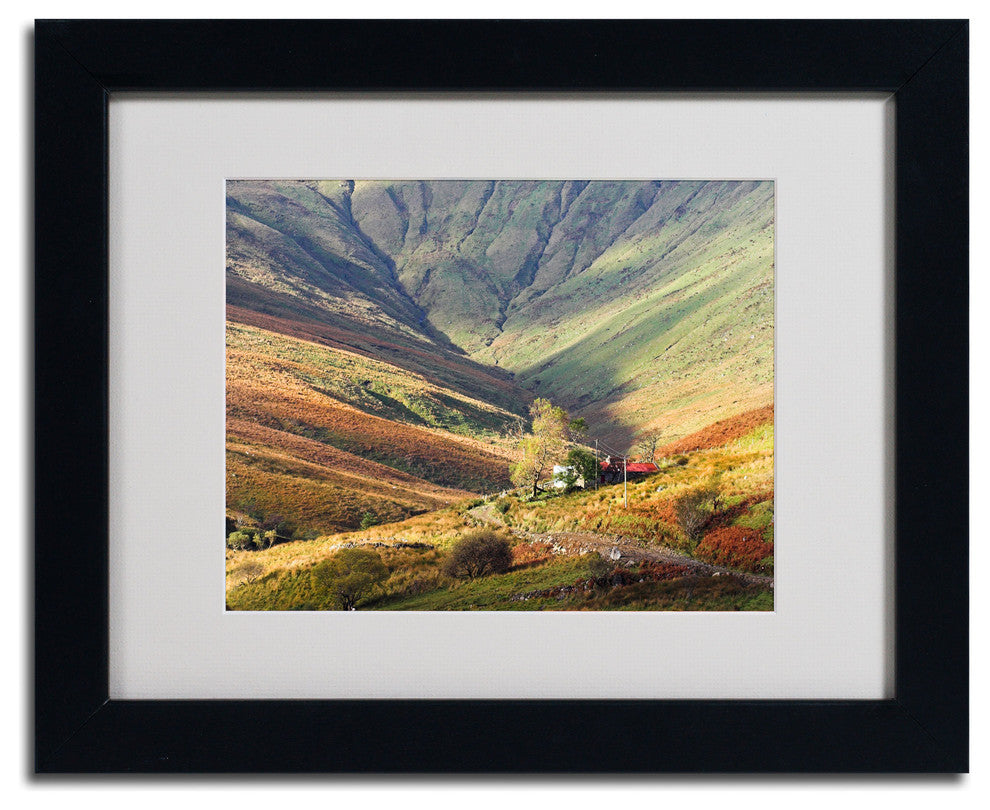 'Connemara Ireland' Matted Framed Canvas Art by Pierre Leclerc