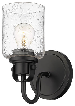 Z-Lite 340-1S Kinsley 10" Tall Wall Sconce - Matte Black