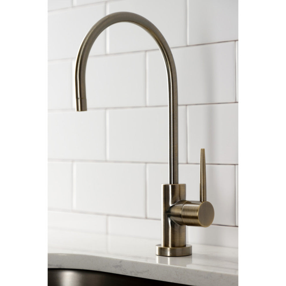 KS8193NYL New York Single-Handle Cold Water Filtration Faucet, Antique Brass